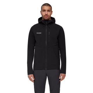 Mammut All-Season Softshell Jacket Ultimate Comfort SO Hooded (windproof) black Men